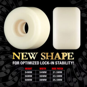 BONES® WHEELS X-Formula Skateboard Wheels XF 54 V7 Double Locks X97 4PK - Image 5