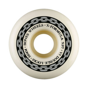 BONES® WHEELS X-Formula Skateboard Wheels XF 58 V7 Double Locks X97 4PK