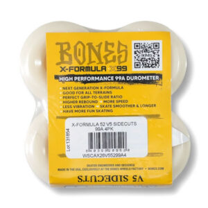 BONES® WHEELS X-Formula Skateboard Wheels XF 54 V5 SIDECUTS X99 4PK - Image 4